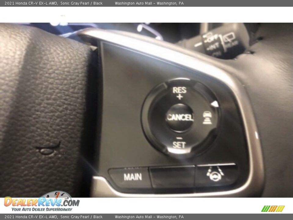2021 Honda CR-V EX-L AWD Sonic Gray Pearl / Black Photo #7