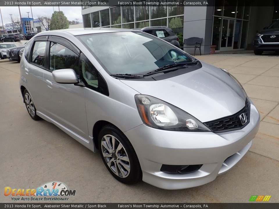 2013 Honda Fit Sport Alabaster Silver Metallic / Sport Black Photo #9