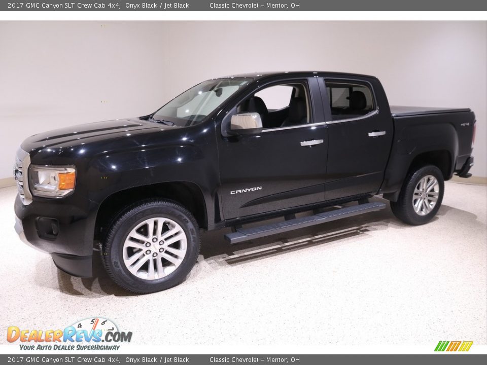 2017 GMC Canyon SLT Crew Cab 4x4 Onyx Black / Jet Black Photo #3