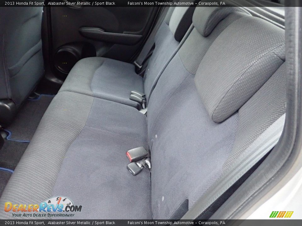 2013 Honda Fit Sport Alabaster Silver Metallic / Sport Black Photo #16