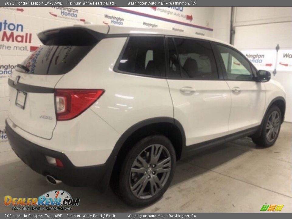 2021 Honda Passport EX-L AWD Platinum White Pearl / Black Photo #3