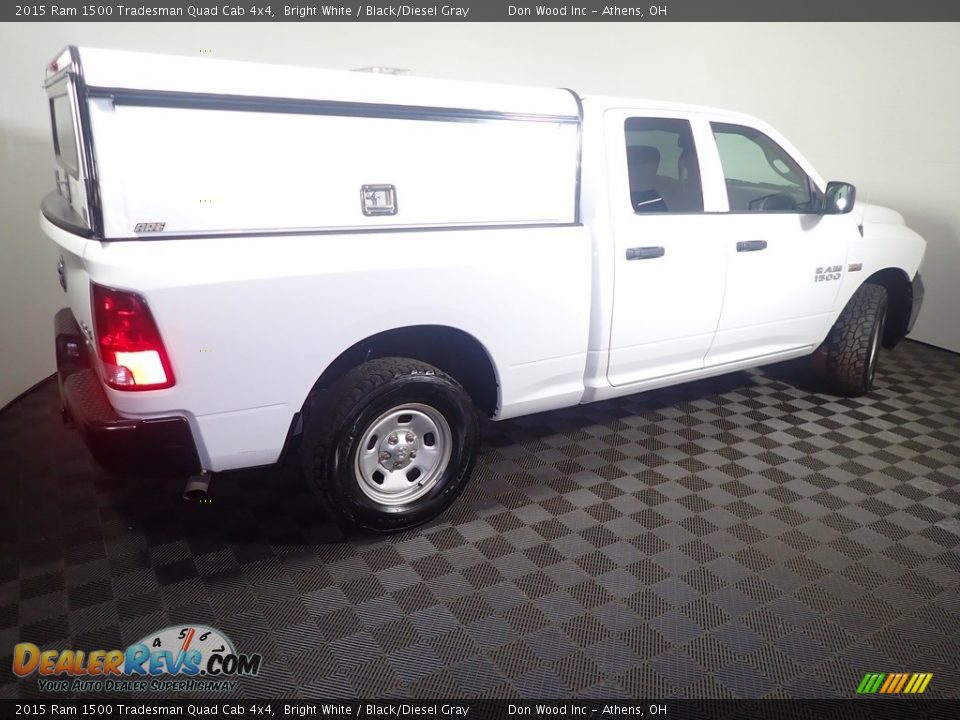 2015 Ram 1500 Tradesman Quad Cab 4x4 Bright White / Black/Diesel Gray Photo #15