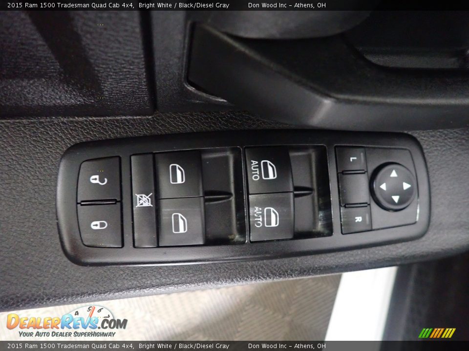 2015 Ram 1500 Tradesman Quad Cab 4x4 Bright White / Black/Diesel Gray Photo #19
