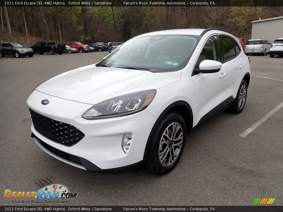 2021 Ford Escape SEL 4WD Hybrid Oxford White / Sandstone Photo #5