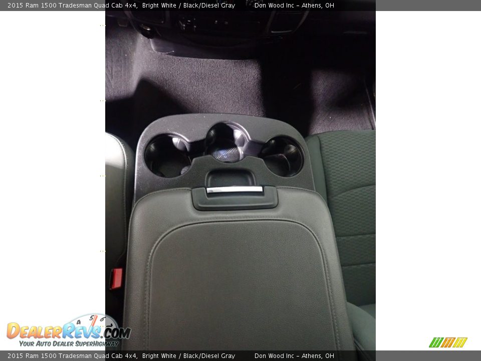 2015 Ram 1500 Tradesman Quad Cab 4x4 Bright White / Black/Diesel Gray Photo #31