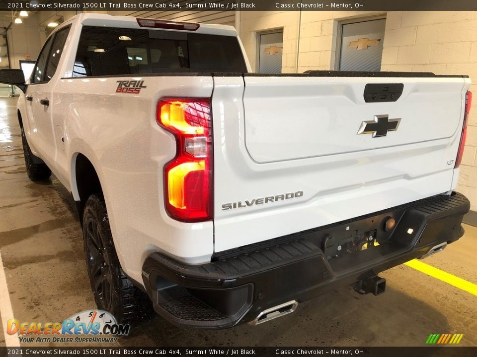 2021 Chevrolet Silverado 1500 LT Trail Boss Crew Cab 4x4 Summit White / Jet Black Photo #4