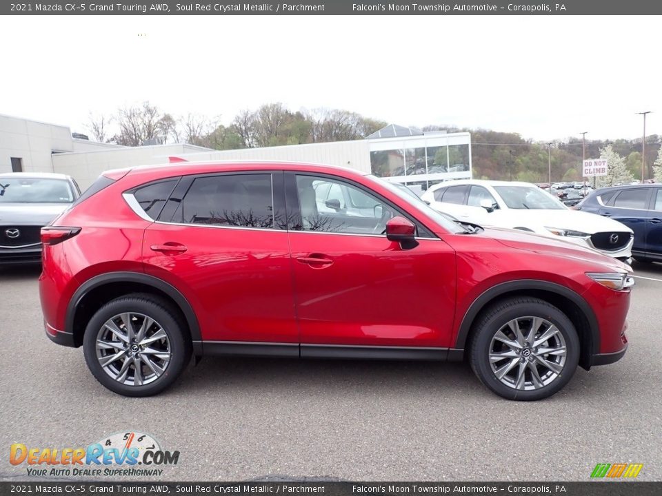 2021 Mazda CX-5 Grand Touring AWD Soul Red Crystal Metallic / Parchment Photo #1