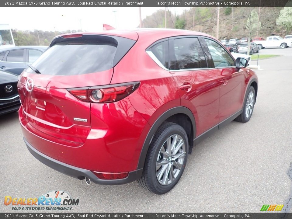 2021 Mazda CX-5 Grand Touring AWD Soul Red Crystal Metallic / Parchment Photo #2