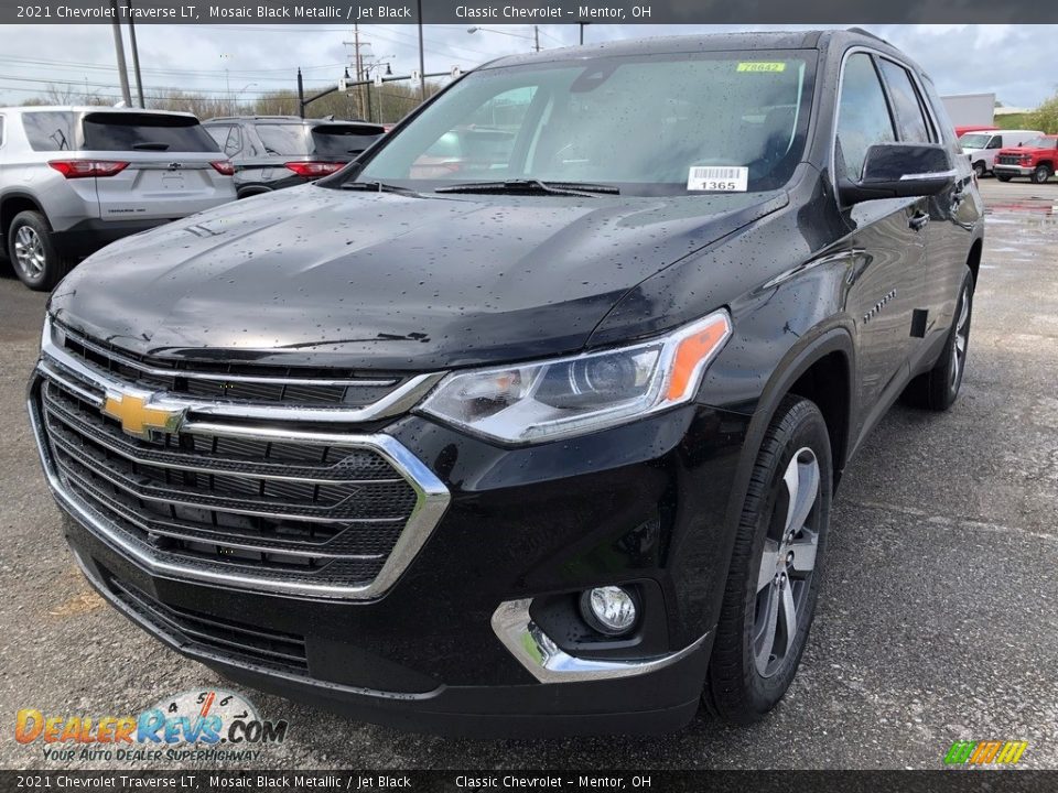 2021 Chevrolet Traverse LT Mosaic Black Metallic / Jet Black Photo #1