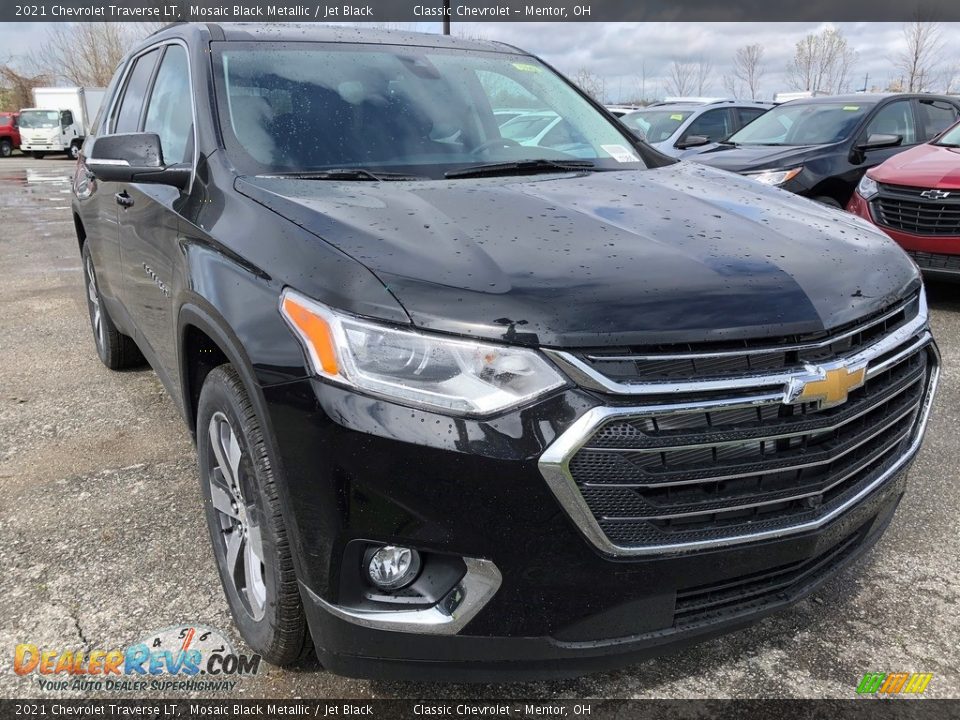 2021 Chevrolet Traverse LT Mosaic Black Metallic / Jet Black Photo #2