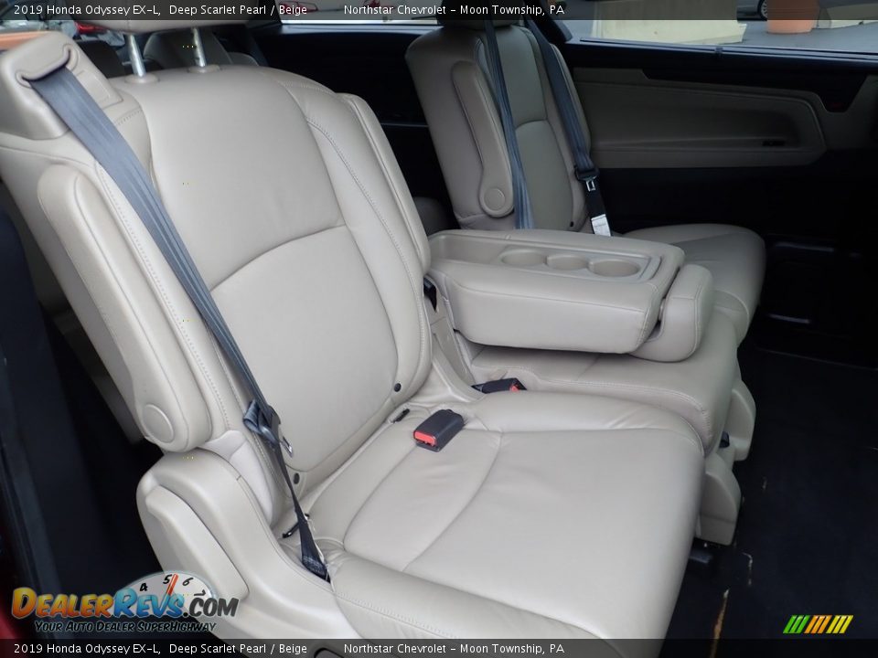 2019 Honda Odyssey EX-L Deep Scarlet Pearl / Beige Photo #18