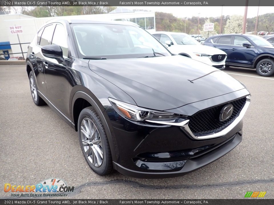 2021 Mazda CX-5 Grand Touring AWD Jet Black Mica / Black Photo #3