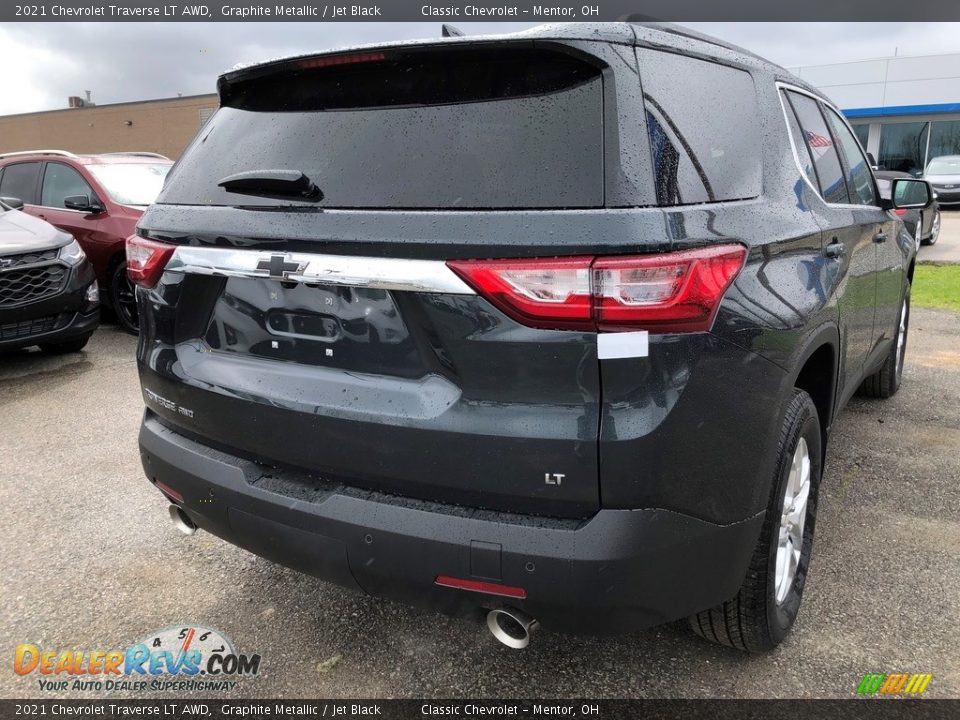 2021 Chevrolet Traverse LT AWD Graphite Metallic / Jet Black Photo #3