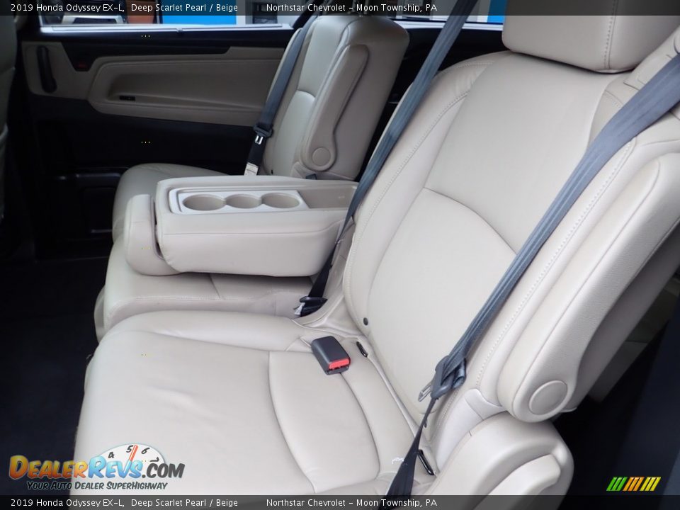 2019 Honda Odyssey EX-L Deep Scarlet Pearl / Beige Photo #21