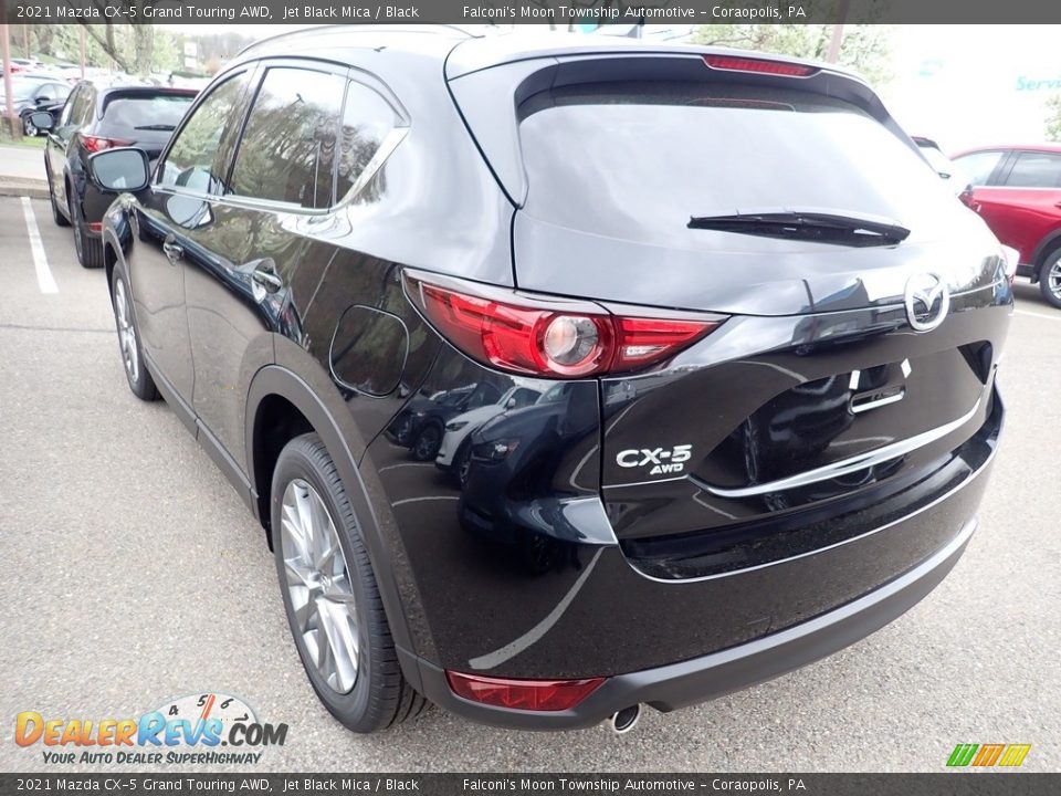 2021 Mazda CX-5 Grand Touring AWD Jet Black Mica / Black Photo #6