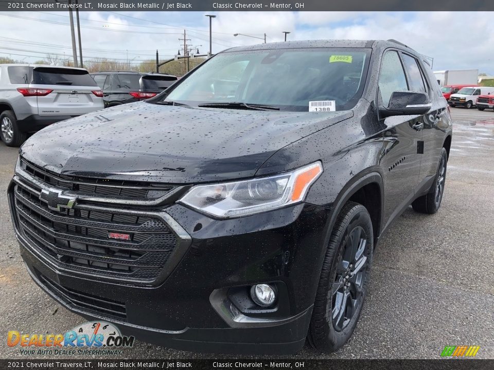 2021 Chevrolet Traverse LT Mosaic Black Metallic / Jet Black Photo #1