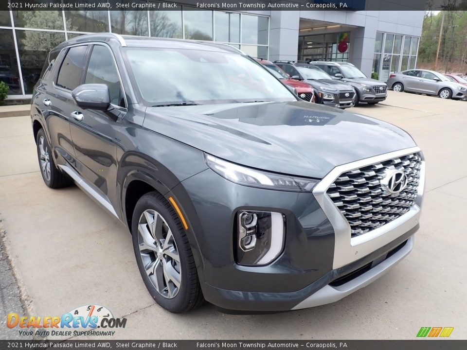 2021 Hyundai Palisade Limited AWD Steel Graphite / Black Photo #3