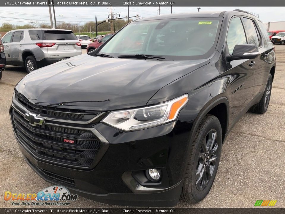 2021 Chevrolet Traverse LT Mosaic Black Metallic / Jet Black Photo #1