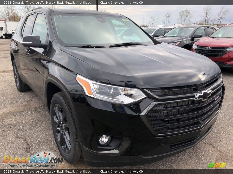 2021 Chevrolet Traverse LT Mosaic Black Metallic / Jet Black Photo #2