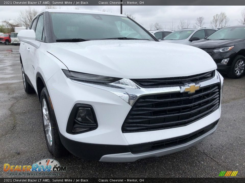 2021 Chevrolet Blazer LT AWD Summit White / Jet Black Photo #2