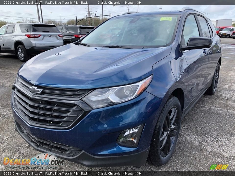 2021 Chevrolet Equinox LT Pacific Blue Metallic / Jet Black Photo #1