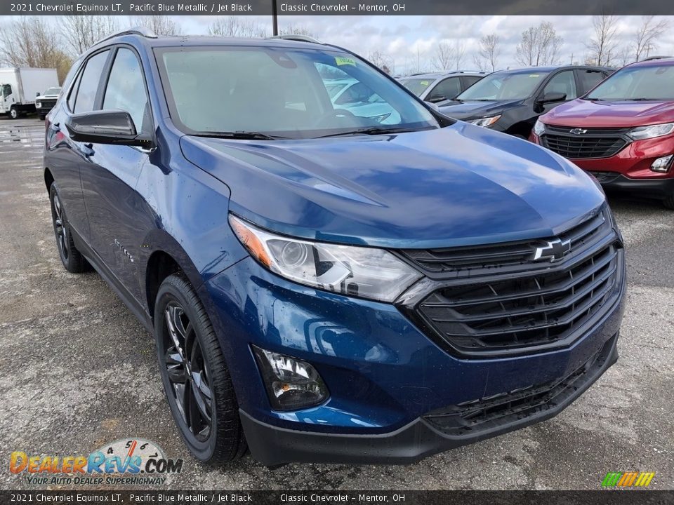 2021 Chevrolet Equinox LT Pacific Blue Metallic / Jet Black Photo #2