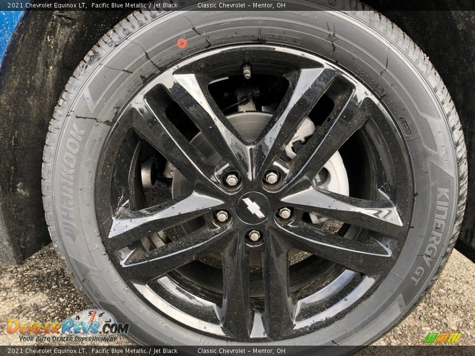 2021 Chevrolet Equinox LT Pacific Blue Metallic / Jet Black Photo #9