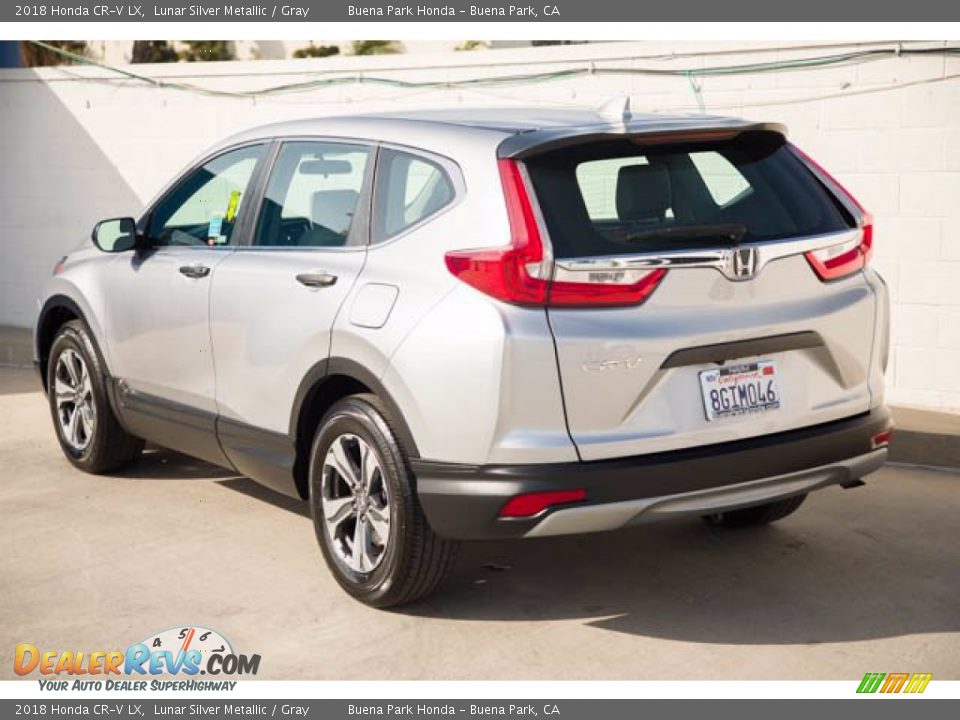 2018 Honda CR-V LX Lunar Silver Metallic / Gray Photo #2