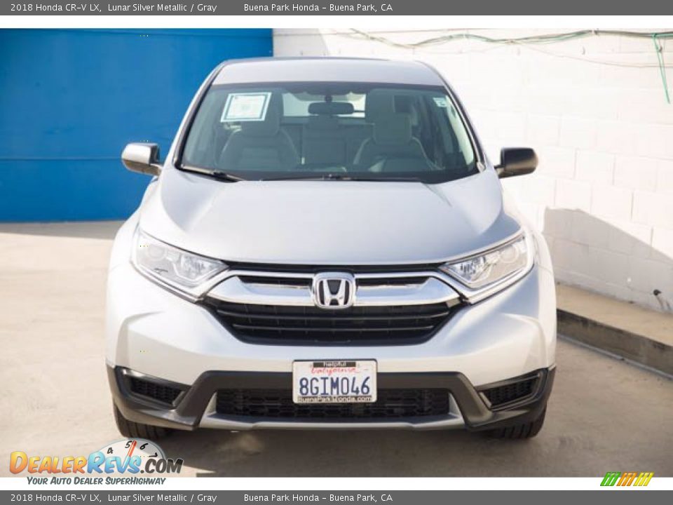 2018 Honda CR-V LX Lunar Silver Metallic / Gray Photo #7