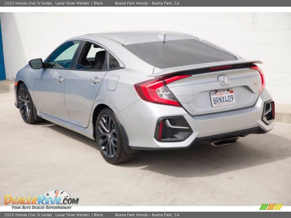 2020 Honda Civic Si Sedan Lunar Silver Metallic / Black Photo #2