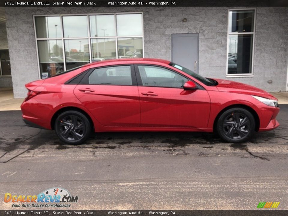 2021 Hyundai Elantra SEL Scarlet Red Pearl / Black Photo #2