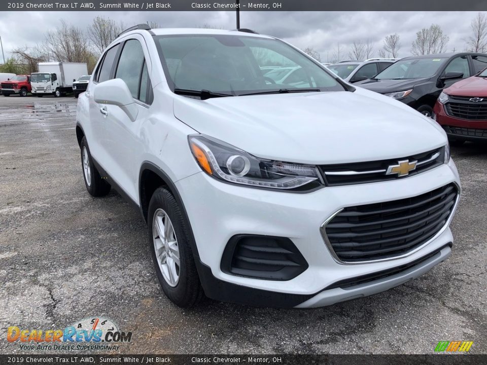 2019 Chevrolet Trax LT AWD Summit White / Jet Black Photo #2