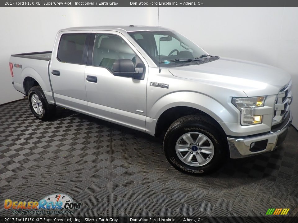 2017 Ford F150 XLT SuperCrew 4x4 Ingot Silver / Earth Gray Photo #2
