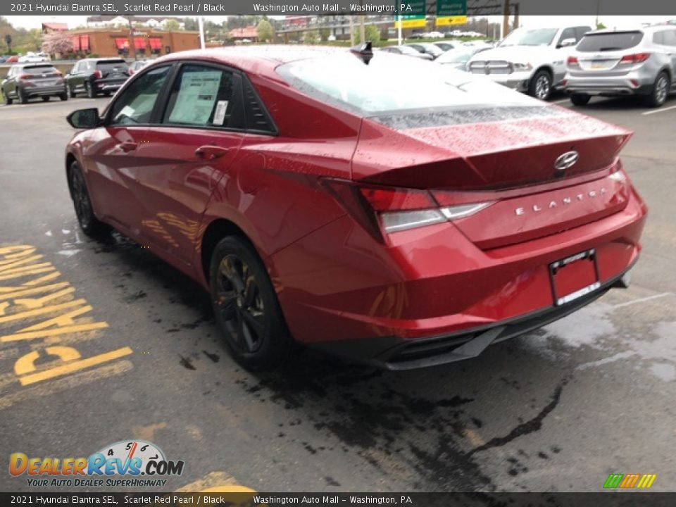 2021 Hyundai Elantra SEL Scarlet Red Pearl / Black Photo #3