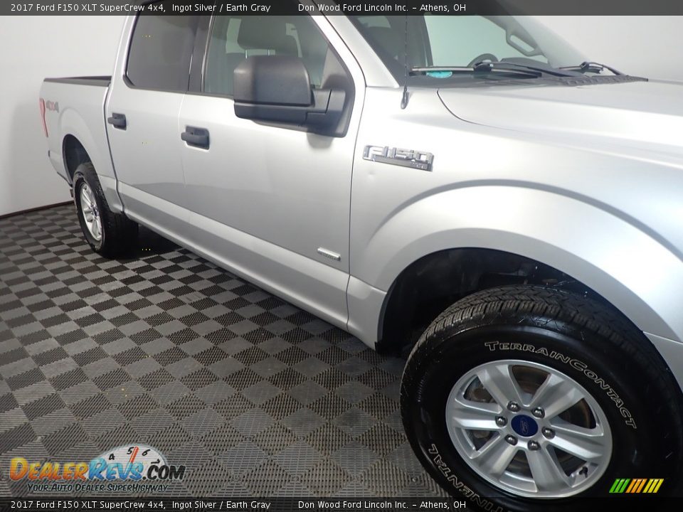 2017 Ford F150 XLT SuperCrew 4x4 Ingot Silver / Earth Gray Photo #3