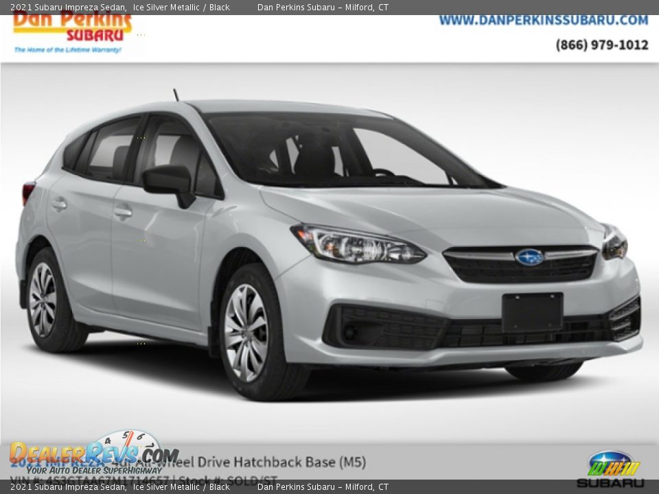 2021 Subaru Impreza Sedan Ice Silver Metallic / Black Photo #4