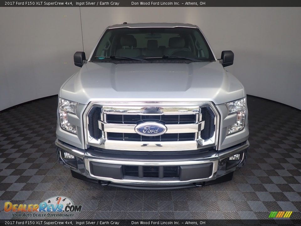 2017 Ford F150 XLT SuperCrew 4x4 Ingot Silver / Earth Gray Photo #4