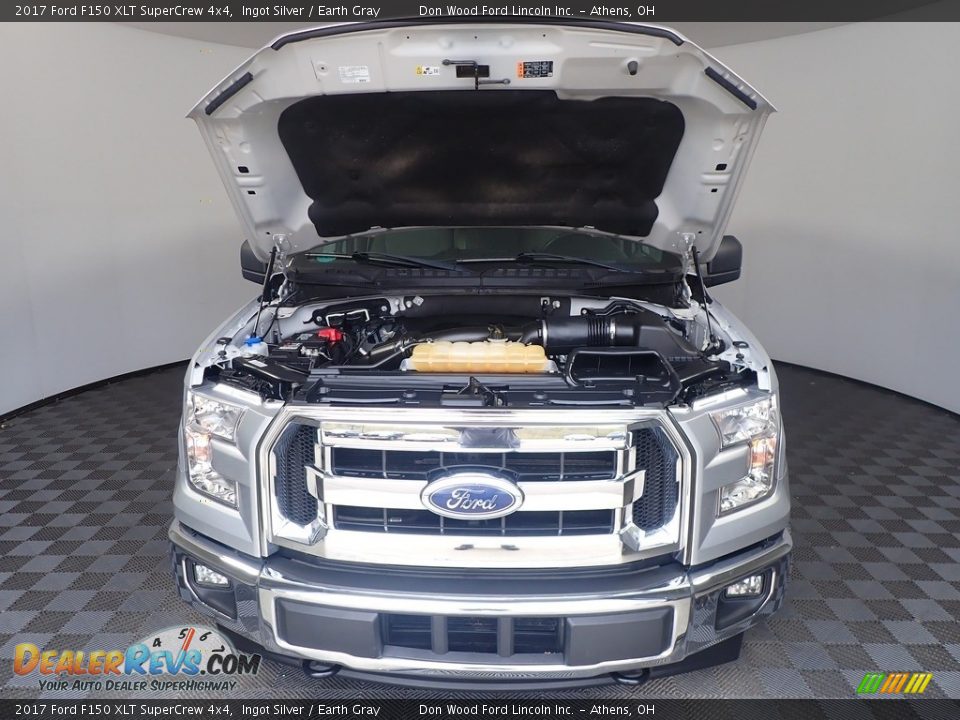 2017 Ford F150 XLT SuperCrew 4x4 Ingot Silver / Earth Gray Photo #5