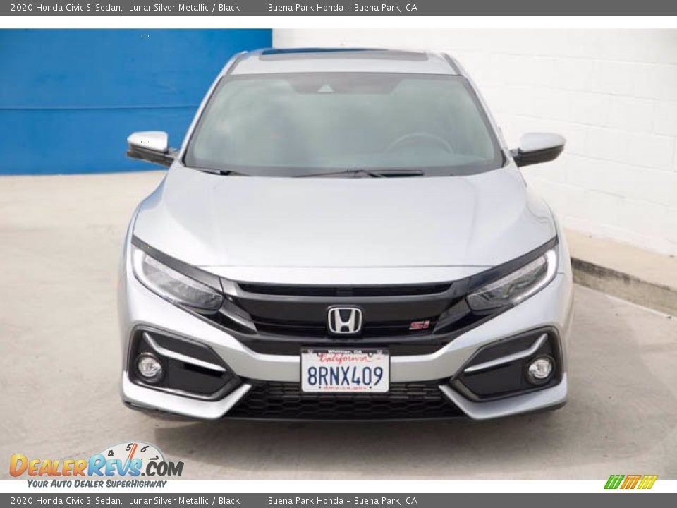 2020 Honda Civic Si Sedan Lunar Silver Metallic / Black Photo #7