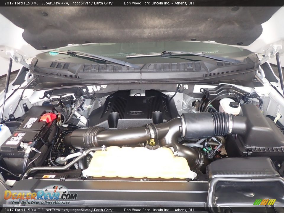 2017 Ford F150 XLT SuperCrew 4x4 Ingot Silver / Earth Gray Photo #6