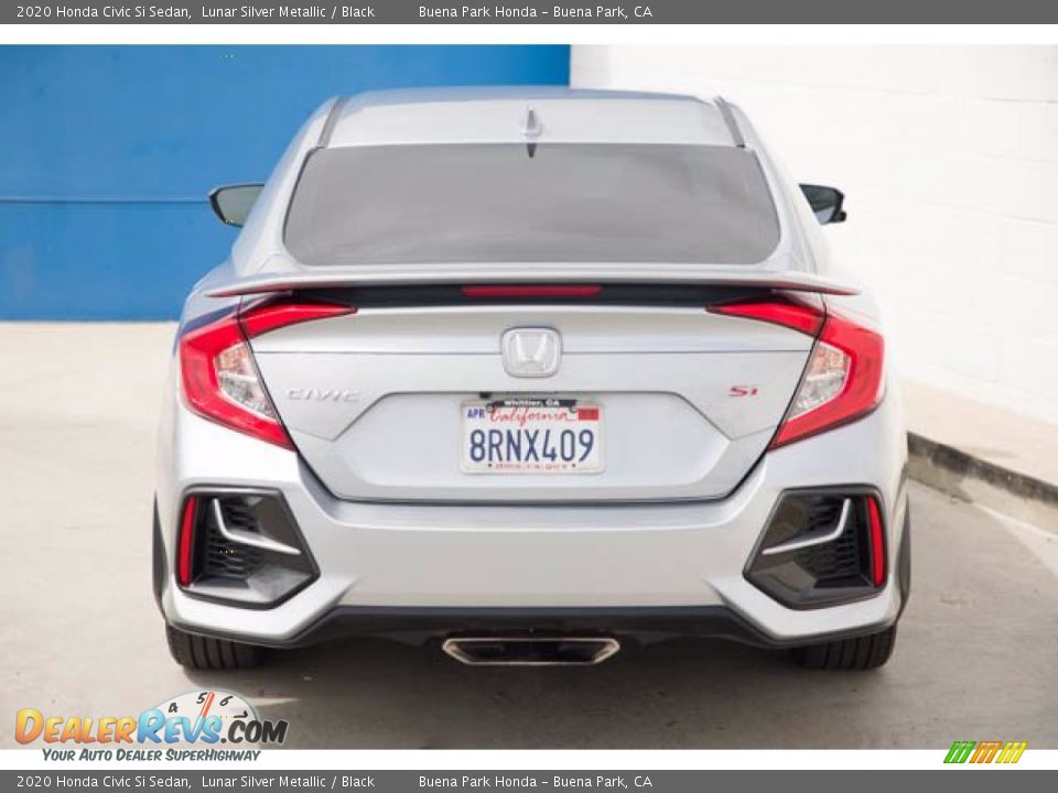 2020 Honda Civic Si Sedan Lunar Silver Metallic / Black Photo #9