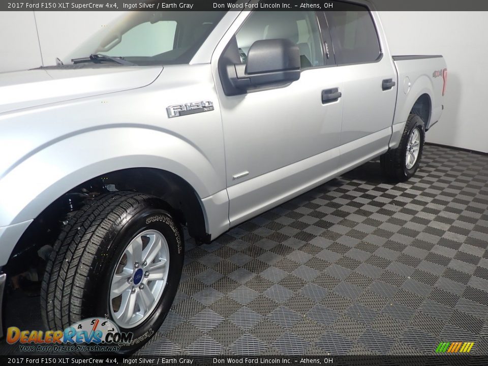 2017 Ford F150 XLT SuperCrew 4x4 Ingot Silver / Earth Gray Photo #9
