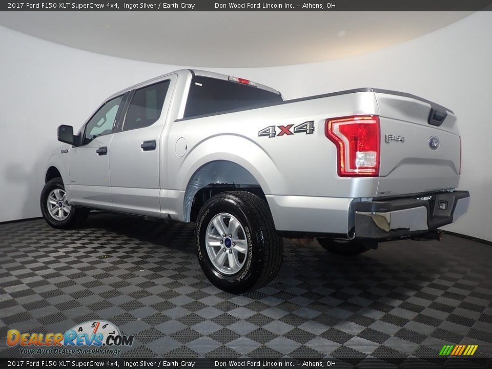 2017 Ford F150 XLT SuperCrew 4x4 Ingot Silver / Earth Gray Photo #10