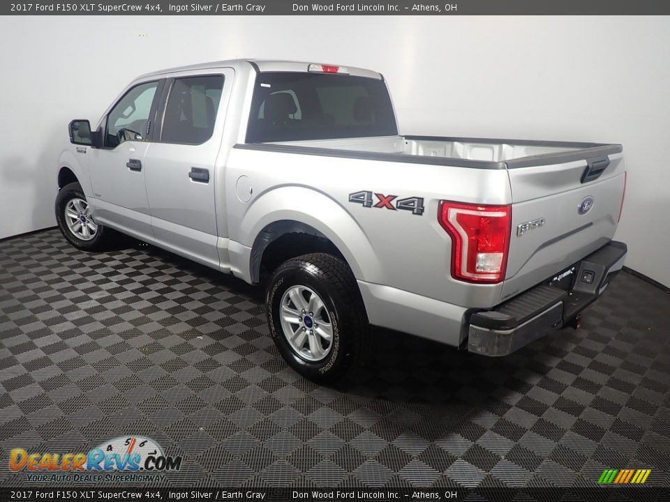 2017 Ford F150 XLT SuperCrew 4x4 Ingot Silver / Earth Gray Photo #11
