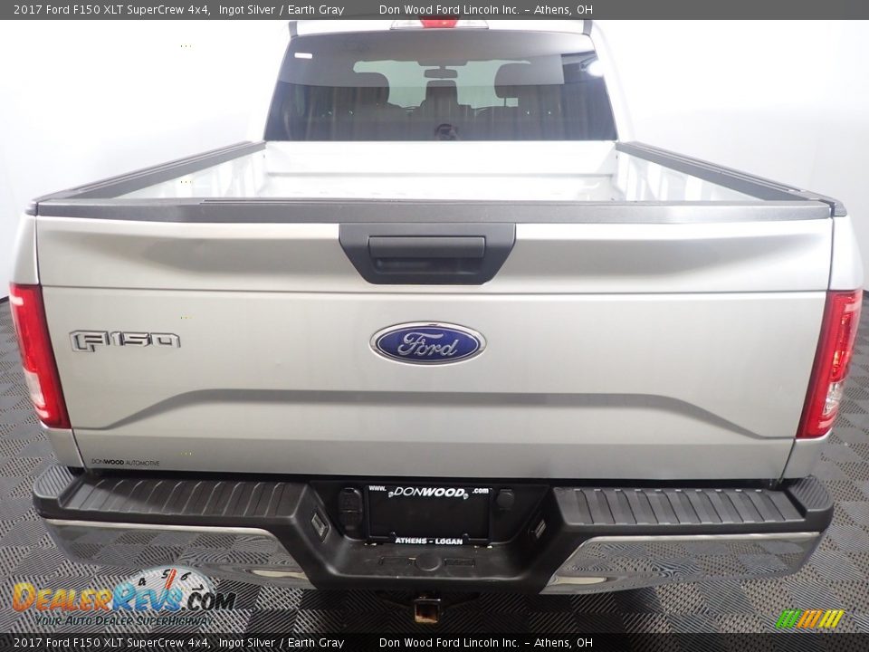 2017 Ford F150 XLT SuperCrew 4x4 Ingot Silver / Earth Gray Photo #12