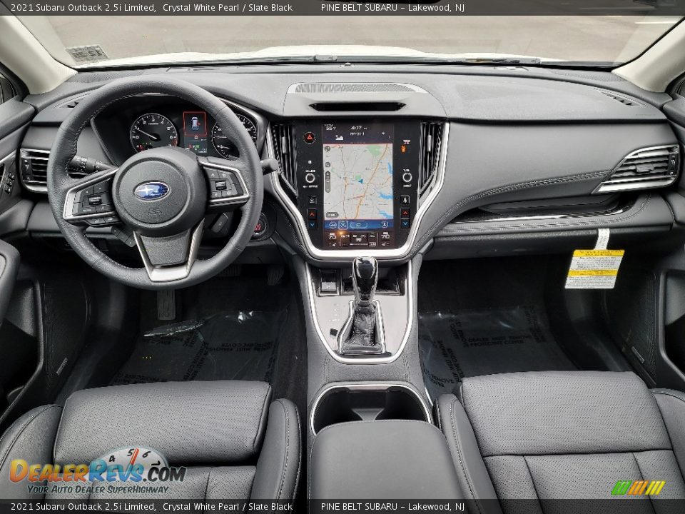 2021 Subaru Outback 2.5i Limited Crystal White Pearl / Slate Black Photo #6