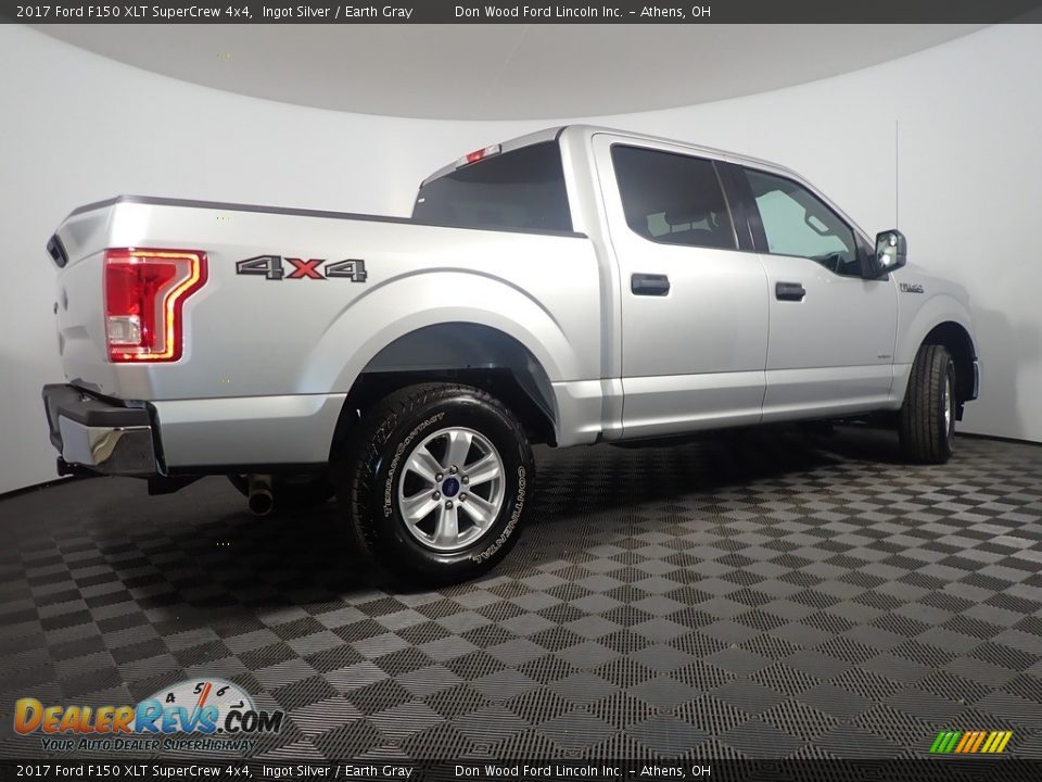 2017 Ford F150 XLT SuperCrew 4x4 Ingot Silver / Earth Gray Photo #14