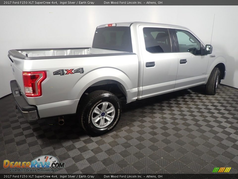 2017 Ford F150 XLT SuperCrew 4x4 Ingot Silver / Earth Gray Photo #15