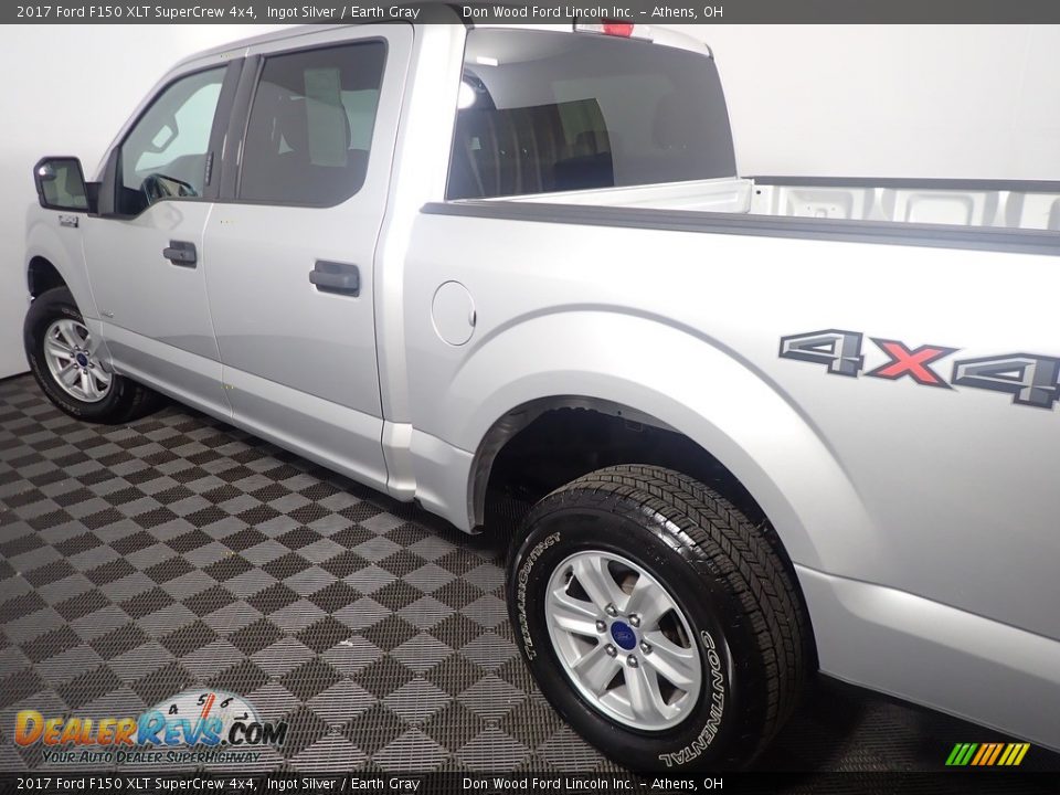 2017 Ford F150 XLT SuperCrew 4x4 Ingot Silver / Earth Gray Photo #16