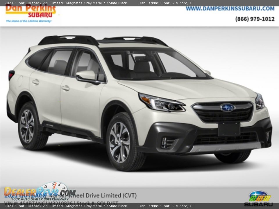 2021 Subaru Outback 2.5i Limited Magnetite Gray Metallic / Slate Black Photo #4